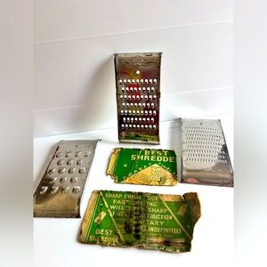 Vintage Vegetable Slicers Three Piece